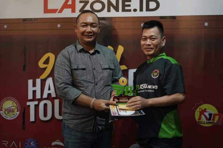 Sekretaris Daerah Kabupaten Ketapang Alexander Wilyo, S.STP.,M.Si menutup langsung Open Turnamen Billiard Tahun 2022 se-Kalimantan Barat,